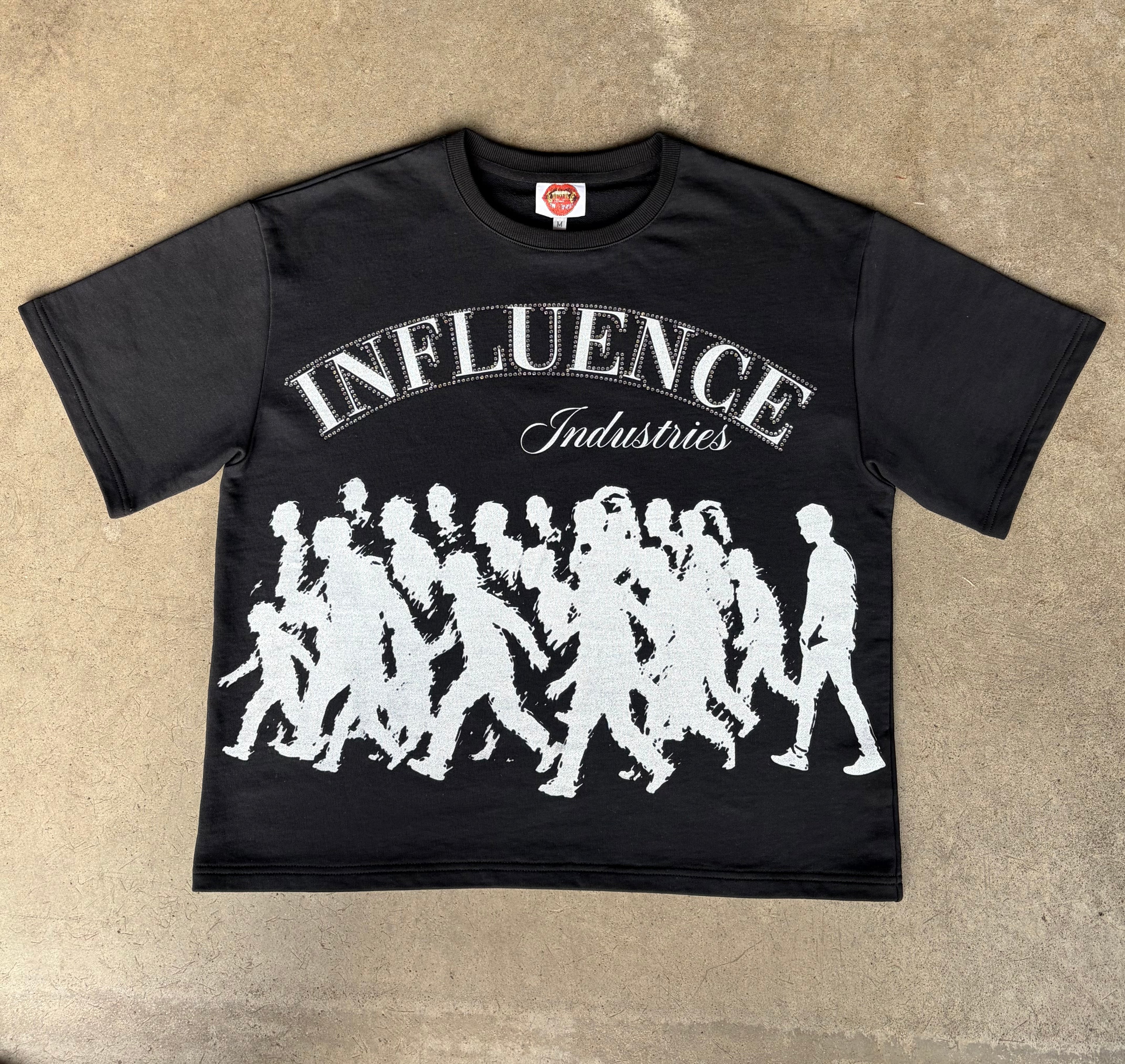"Influence" Rhinestone tee