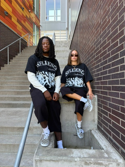 "Influence" Rhinestone tee