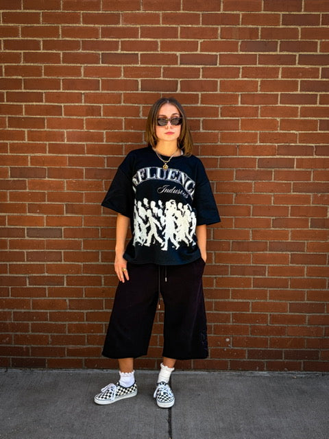 "Influence" Rhinestone tee